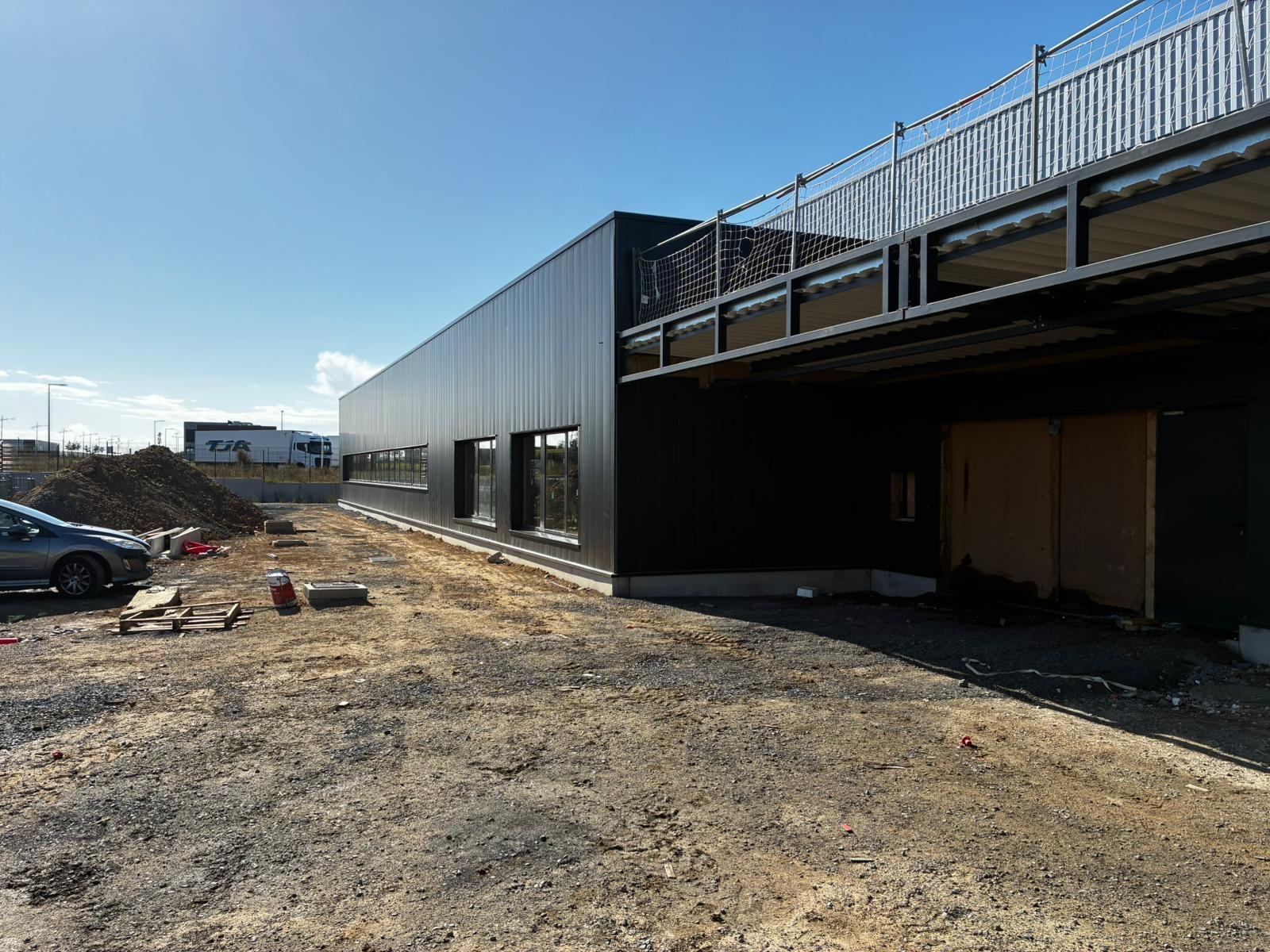 Vue finale chantier bardage OPTIBARDAGE